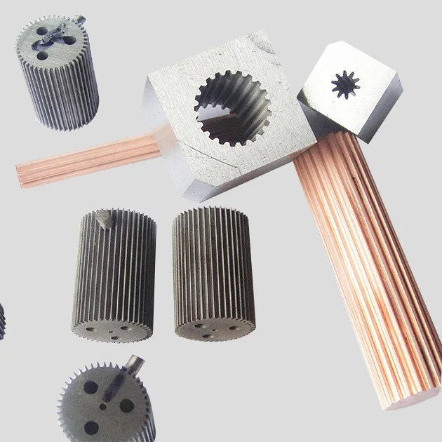 Graphite and copper sinker EDM electrodes made in-house at GY Machining